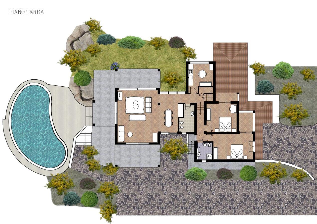 Villa Con Piscina Vista Mare